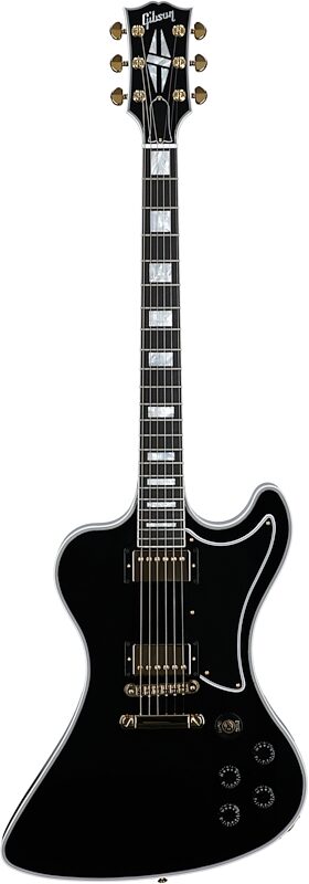 Gibson Custom Shop RD Custom Electric Guitar (with Case), Ebony, with Gold Hardware, Full Straight Front