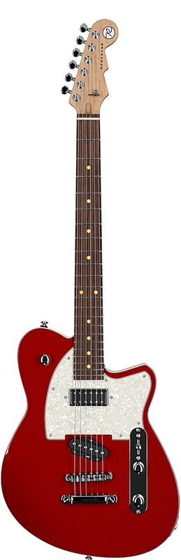 Reverend Buckshot Electric Guitar, Party Red, Full Straight Front