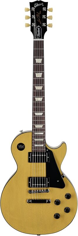Gibson Les Paul Standard '50s Mahogany Top Electric Guitar (with Case), TV Yellow, Full Straight Front