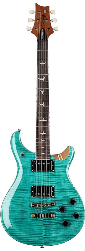 PRS Paul Reed Smith SE McCarty 594 Electric Guitar (with Gigbag), Turquoise, Blemished, Full Straight Front