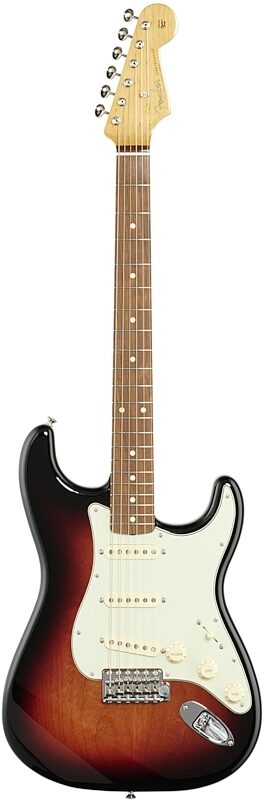 Fender Vintera '60s Stratocaster Electric Guitar, Pau Ferro (with Gig Bag), 3-Color Sunburst, Full Straight Front