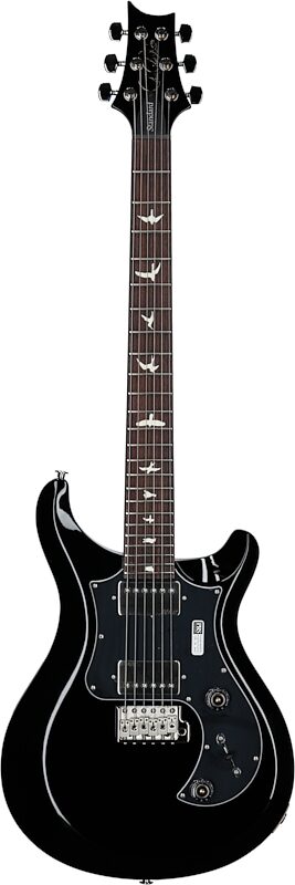 PRS Paul Reed Smith S2 Standard 24 Gloss Pattern Thin Electric Guitar (with Gig Bag), Black, Full Straight Front