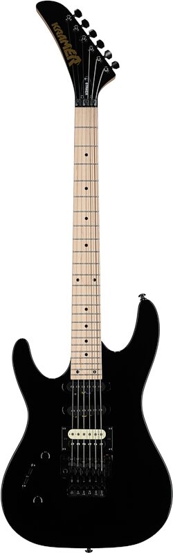 Kramer Striker HSS Electric Guitar, Maple Fingerboard (Left-Handed), Ebony, Full Straight Front