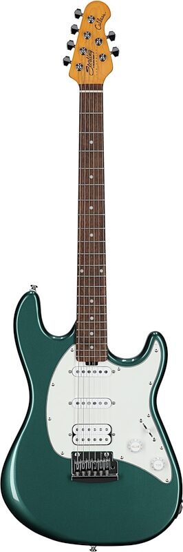 Sterling by Music Man CT30CHSS Cutlass HSS Electric Guitar, Sherwood Green, Full Straight Front