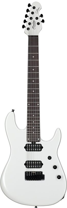 Sterling by Music Man Jason Richardson 7 Cutlass Electric Guitar, 7-String, Pearl White, Scratch and Dent, Full Straight Front