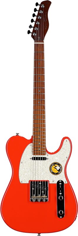 Sire Larry Carlton T7 Electric Guitar, Fiesta Red, Full Straight Front