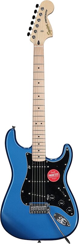 Squier Affinity Stratocaster Electric Guitar, with Maple Fingerboard, Lake Placid Blue, USED, Blemished, Full Straight Front