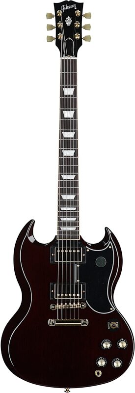 Gibson Exclusive SG Standard '61 Electric Guitar (with Case), Aged Cherry, Full Straight Front