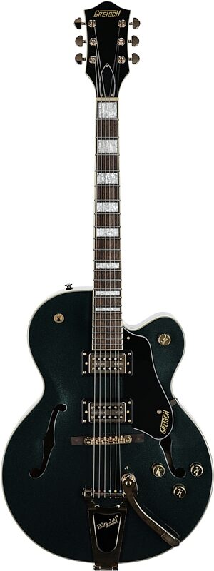 Gretsch G2420T Streamliner HB Electric Guitar with Bigsby Tremolo, Cadillac Green, Full Straight Front