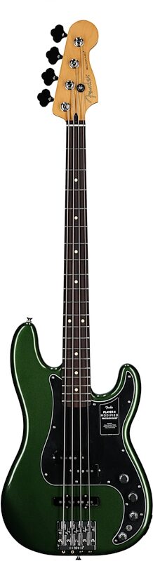 Fender Player II Modified Active Precision Bass, Rosewood Fingerboard (with Gig Bag), Harvest Green, Full Straight Front