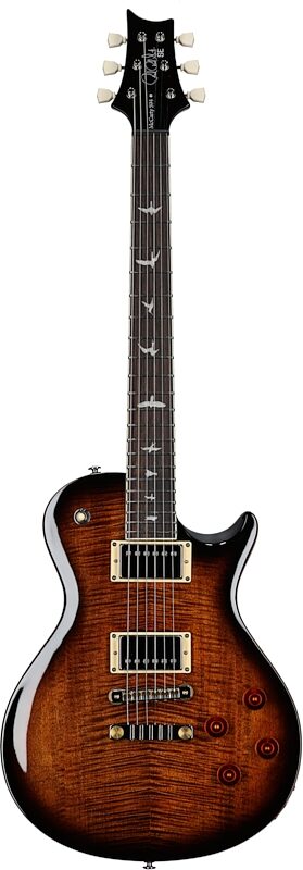 PRS Paul Reed Smith SE McCarty 594 Singlecut Electric Guitar (with Gig Bag), Black Gold Burst, Full Straight Front