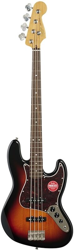 Squier Classic Vibe '60s Jazz Electric Bass, with Laurel Fingerboard, 3-Color Sunburst, Full Straight Front