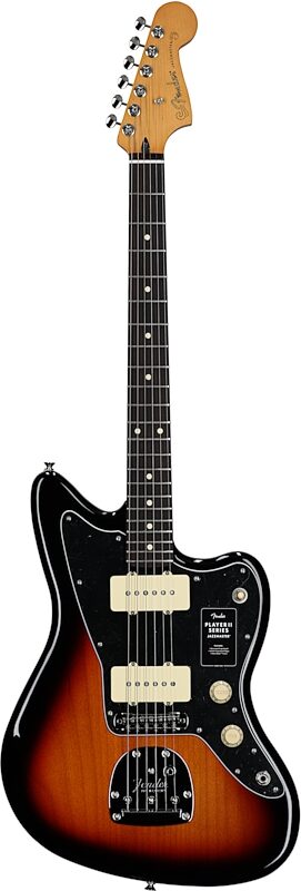 Fender Player II Jazzmaster Electric Guitar, with Rosewood Fingerboard, 3-Color Sunburst, Full Straight Front