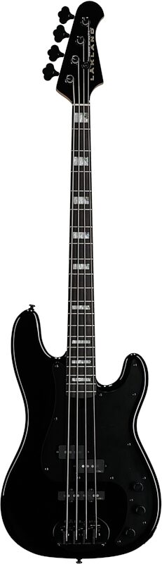 Lakland Skyline 44-64 Custom GZ PJ Electric Bass, Black, Full Straight Front
