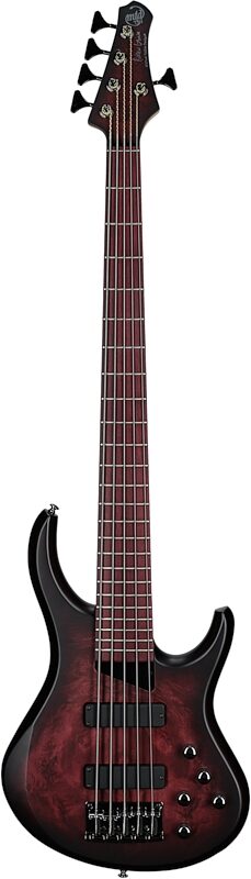 MTD Kingston Andrew Gouche AG-5 Electric Bass, 5-String, Smokey Purple, Full Straight Front