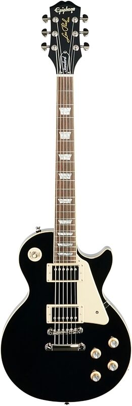 Epiphone Les Paul Standard '60s Electric Guitar, Ebony, Full Straight Front