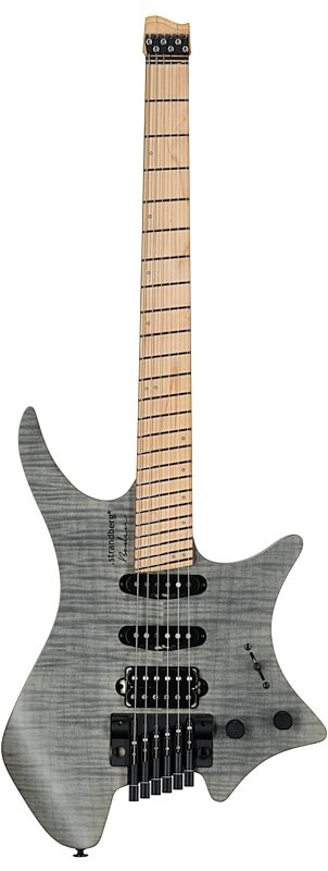 Strandberg Boden Standard NX 6 Tremolo Electric Guitar (with Gig Bag), Charcoal, Full Straight Front