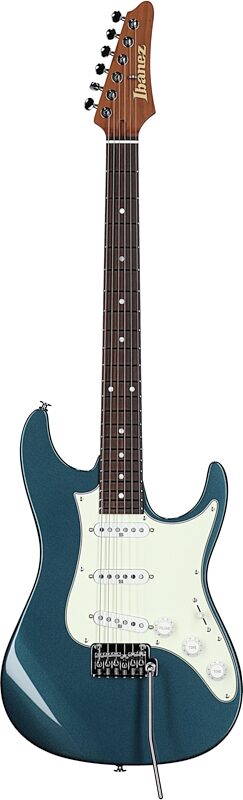 Ibanez AZ2203N Prestige Electric Guitar (with Case), Antique Turquoise, Full Straight Front