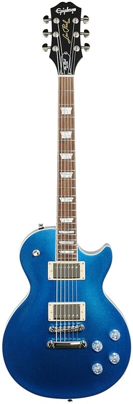 Epiphone Les Paul Muse Electric Guitar, Radio Blue Metallic, Full Straight Front