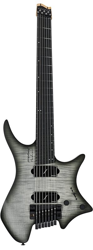 Strandberg Boden Prog NX 7 Electric Guitar (with Gig Bag), Charcoal Black, Full Straight Front