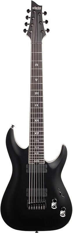 Schecter C-7 SLS Elite Electric Guitar, 7-String, Evil Twin, Full Straight Front