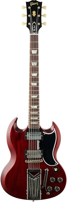 Gibson Custom 60th Anniversary Les Paul SG Standard VOS Electric Guitar (with Case), Cherry Red, Full Straight Front