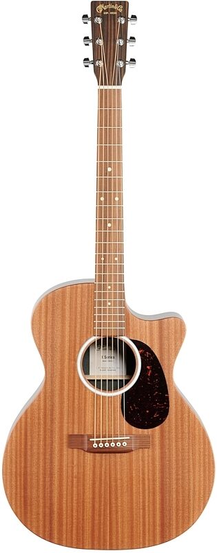 Martin GPC-X2E Macassar Grand Performance Acoustic-Electric Guitar (with Gig Bag), New, Full Straight Front