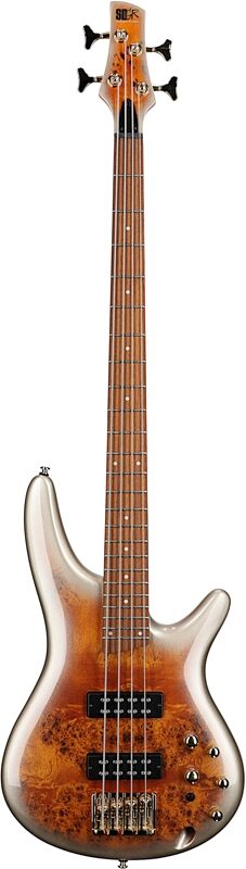 Ibanez SR400EPBDX Electric Bass Guitar, Gold Metallic Burst, Full Straight Front