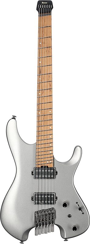 Ibanez QX52 Electric Guitar (with Gig Bag), Metallic Gray Matte, Full Straight Front