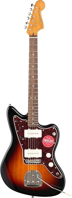 Squier Classic Vibe '60s Jazzmaster Electric Guitar, with Laurel Fingerboard, 3-Color Sunburst, Full Straight Front