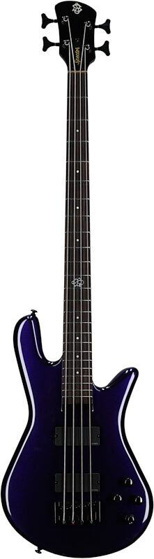 Spector NS Ethos HP 4-String Bass Guitar (with Bag), Plum Crazy, Full Straight Front