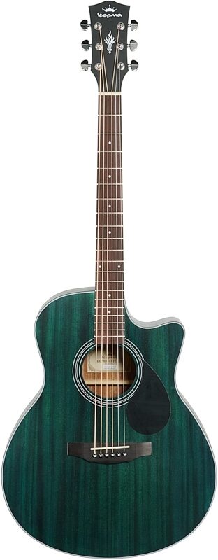 Kepma K3 Series GA3-130 Acoustic Guitar, Blue Matte, Full Straight Front