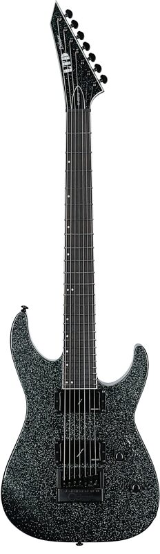 ESP LTD Deluxe M-1007 Baritone EverTune Electric Guitar, 7-String, Granite Sparkle, Full Straight Front