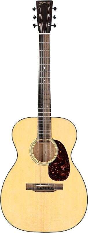 Martin 00-18 Grand Concert Acoustic Guitar (with Case), Natural, Full Straight Front