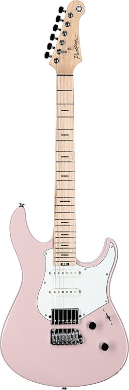 Yamaha Pacifica Standard Plus PACS+12M Electric Guitar, Maple Fingerboard (with Gig Bag), Ash Pink, Full Straight Front