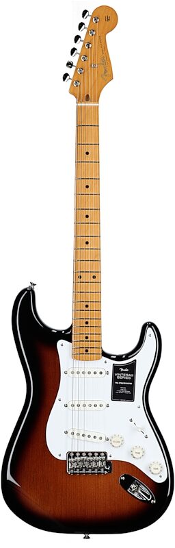 Fender Vintera II '50s Stratocaster Electric Guitar, Maple Fingerboard (with Gig Bag), 2-Color Sunburst, Full Straight Front