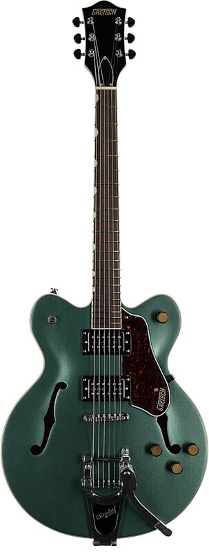Gretsch G2622T Streamliner CB Electric Guitar, Steel Olive, Full Straight Front