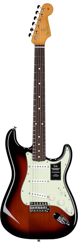 Fender Vintera II '60s Stratocaster Electric Guitar, Rosewood Fingerboard (with Gig Bag), 3-Color Sunburst, Full Straight Front