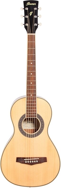 Ibanez PN1 Parlor Acoustic Guitar, Natural, Scratch and Dent, Full Straight Front