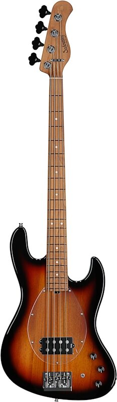 Sadowsky MetroExpress MV4 Electric Bass, Maple Fingerboard (with Gig Bag), Sunburst, Full Straight Front