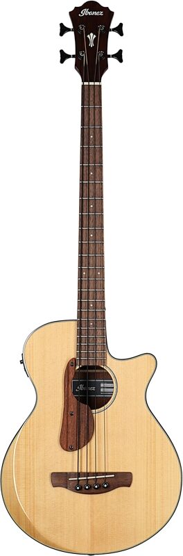 Ibanez AEGB30E Acoustic-Electric Bass, Natural High Gloss, Full Straight Front