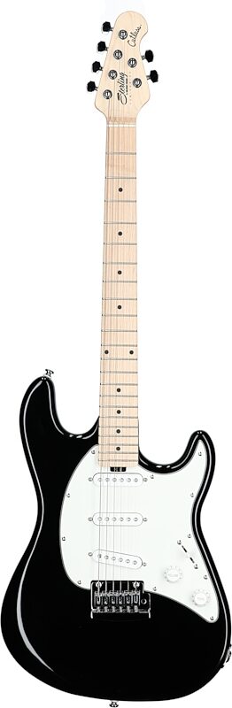 Sterling by Music Man Cutlass Electric Guitar, Black, Full Straight Front