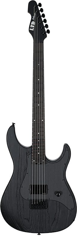 ESP LTD Deluxe SN-1 HT Electric Guitar, Black Blast, Full Straight Front