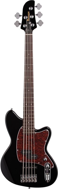 Ibanez TMB105 Talman Electric Bass, 5-String, Black, Full Straight Front