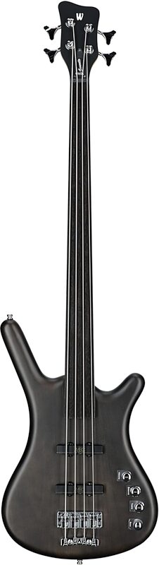 Warwick RockBass Corvette Basic 4 Fretless Electric Bass, Black, Full Straight Front