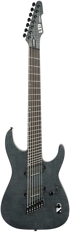 ESP LTD M-1007 Multi-Scale Electric Guitar, 7-String, See-Thru Black Satin, Full Straight Front