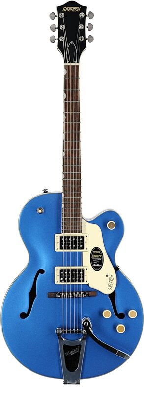 Gretsch G2420T Streamliner HB Electric Guitar with Bigsby Tremolo, Fairlane Blue, Full Straight Front