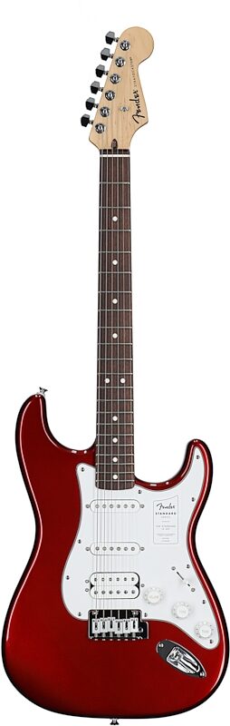 Fender Standard Stratocaster HSS Electric Guitar, with Laurel Fingerboard, Candy Cola, Full Straight Front