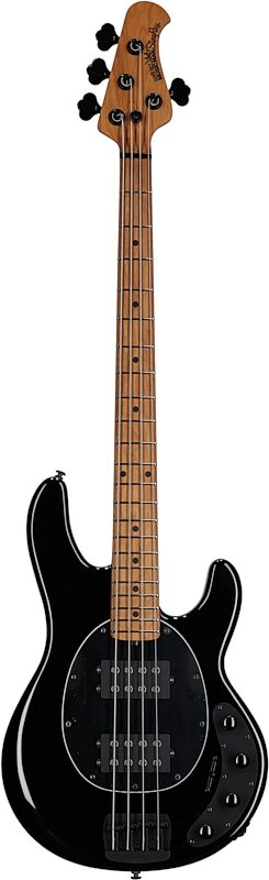Ernie Ball Music Man StingRay Special HH Electric Bass (with Case), Black, Full Straight Front
