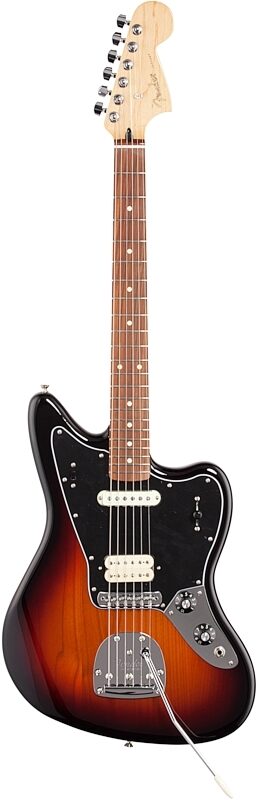 Fender Player Jaguar Pau Ferro Electric Guitar, 3-Color Sunburst, Full Straight Front
